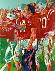 Leroy Neiman Coach Devaney painting